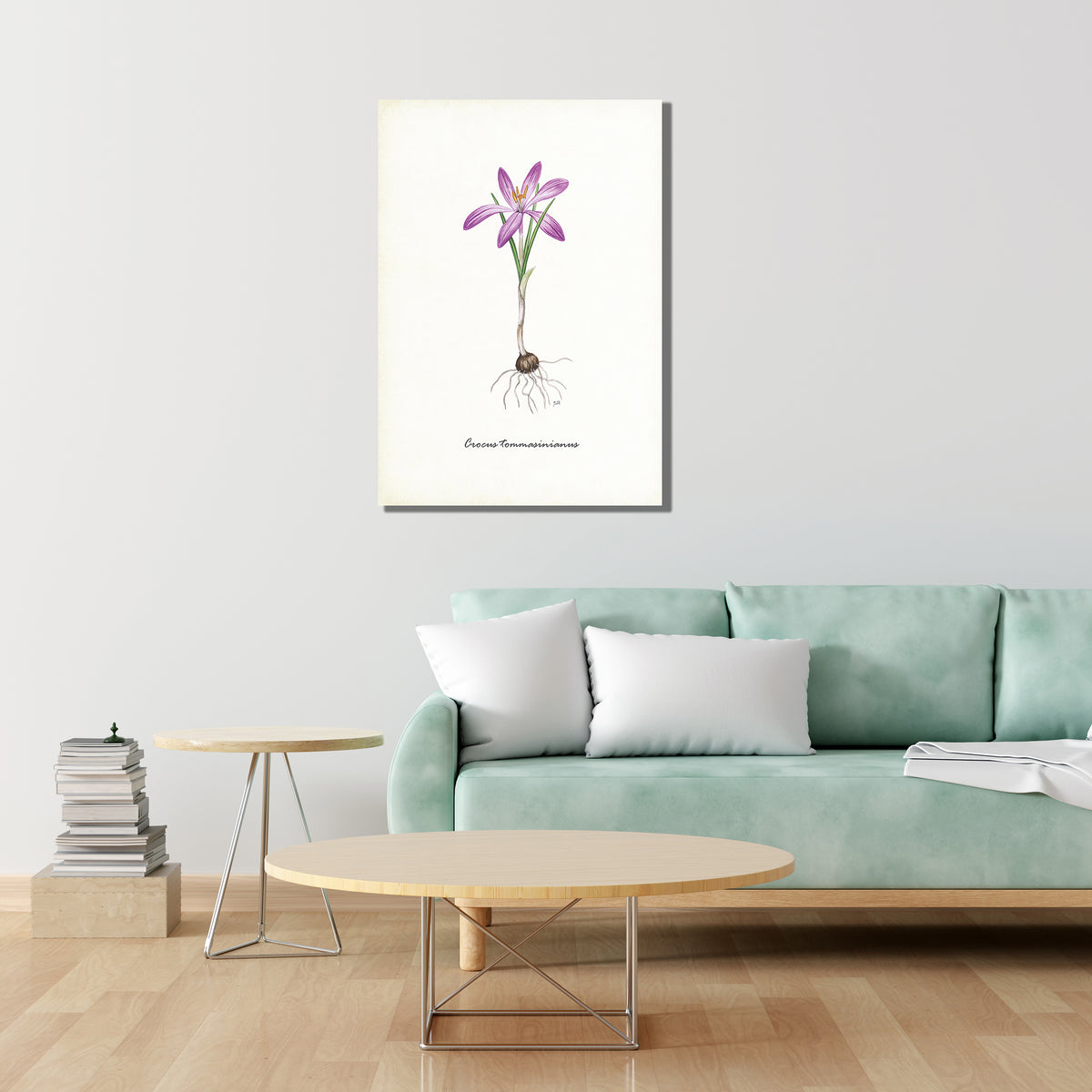 Wanddecoratie "Boerenkrokus"