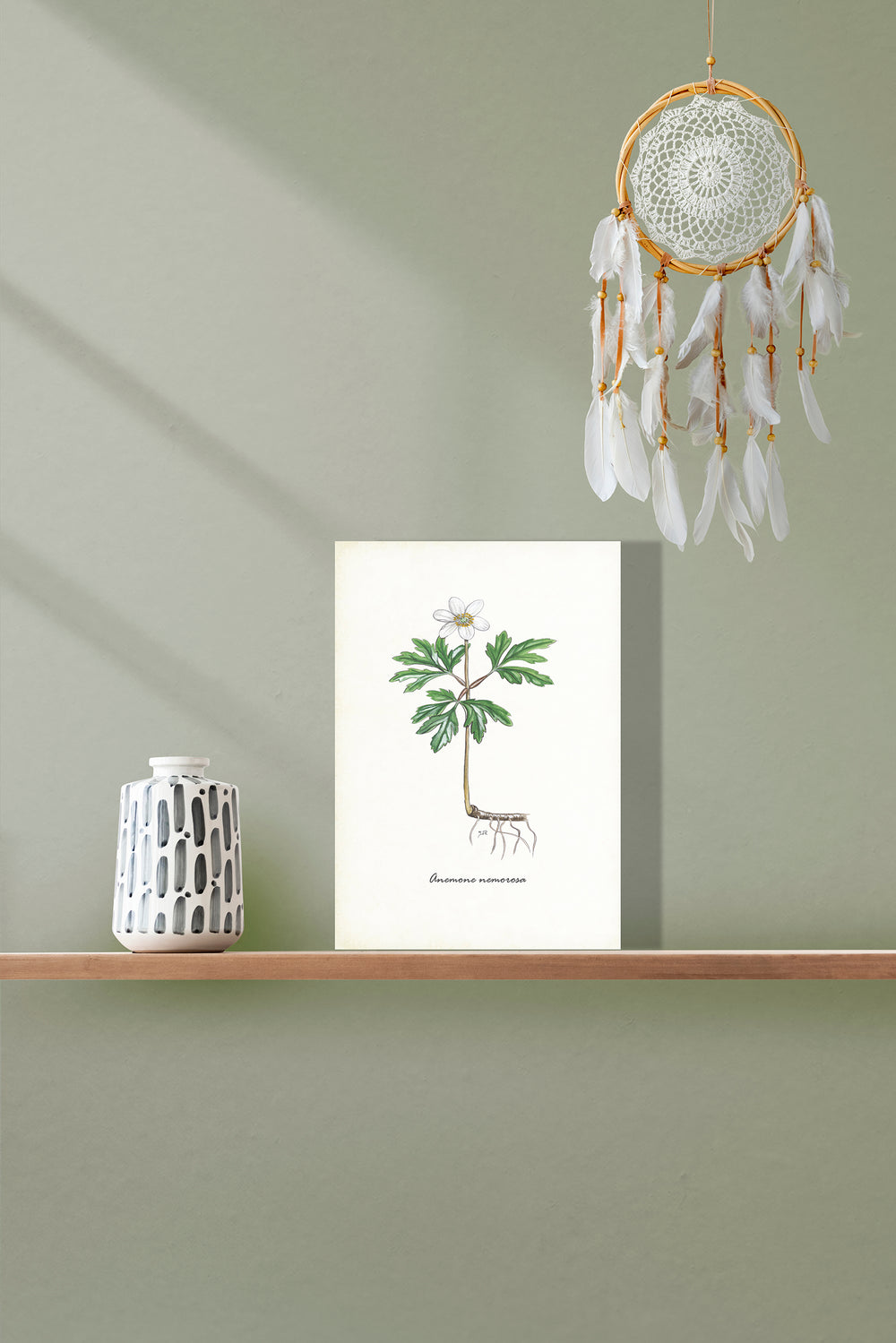 Wanddecoratie "Bosanemoon"