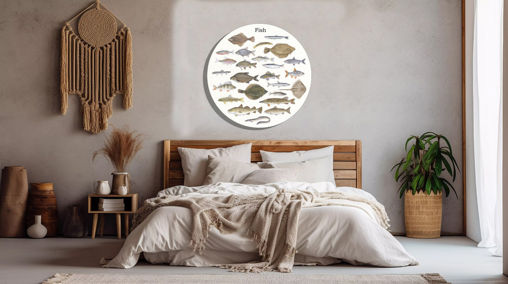 Muurcirkel "Fish"