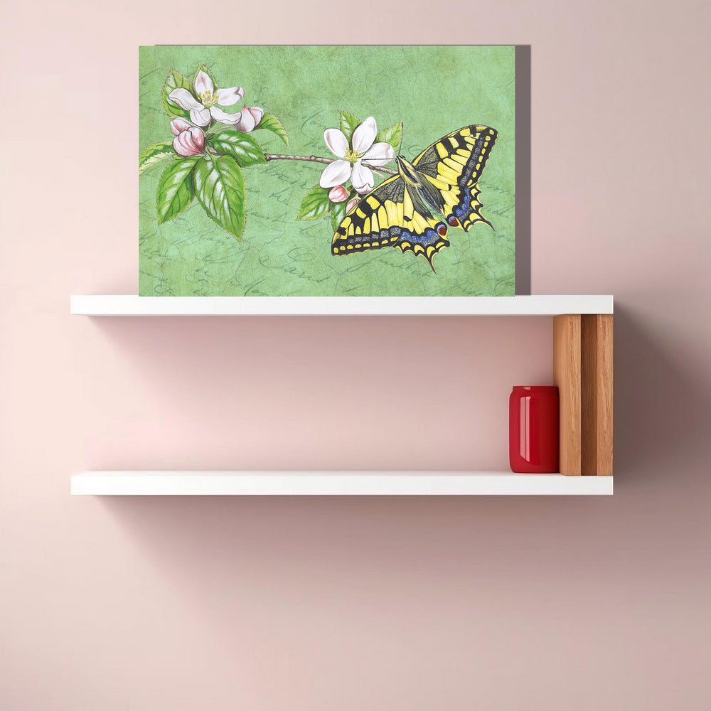 Wanddecoratie "Koninginnenpage op appel"