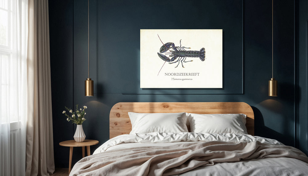 Wanddecoratie "Noordzeekreeft"