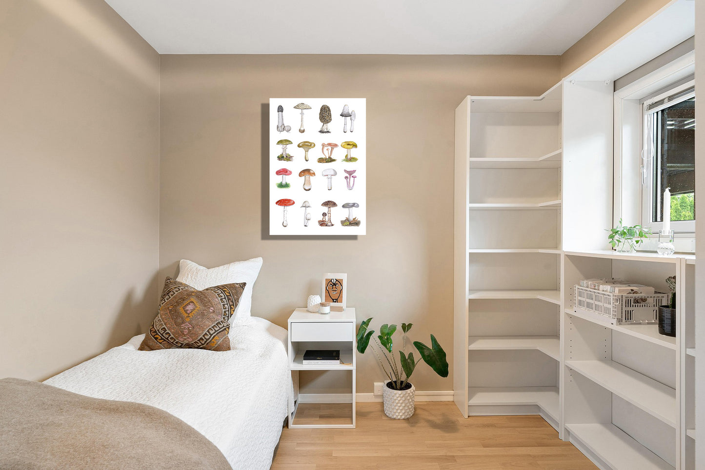 Wanddecoratie "Paddenstoelen"