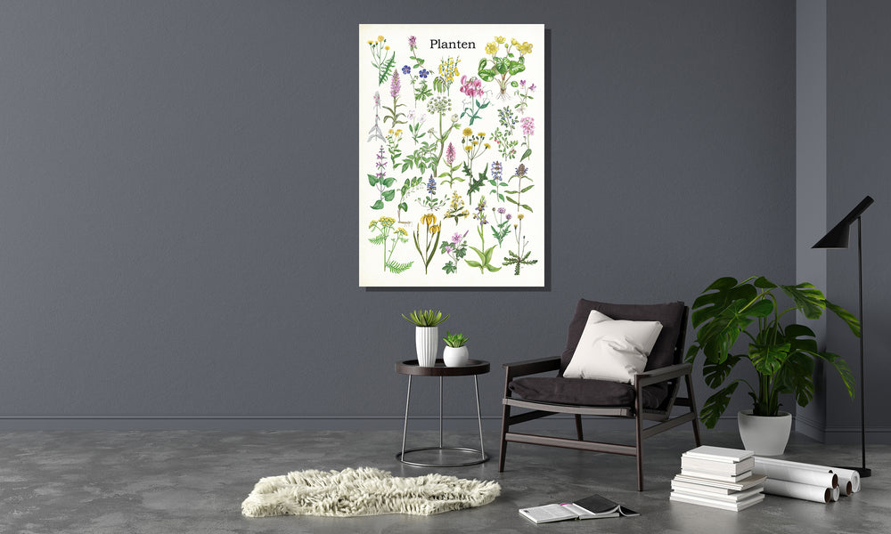 Wanddecoratie "Planten"
