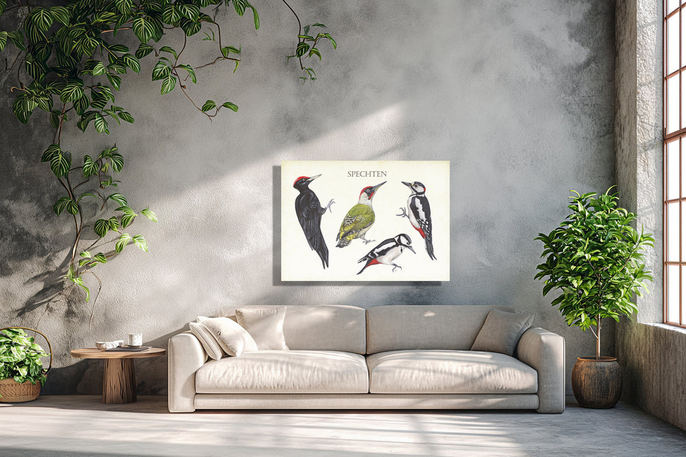 Wanddecoratie "Spechten"