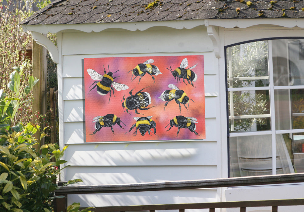 Tuinposter "Gewone aardhommels"