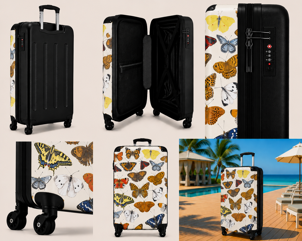 Koffer "Butterflies"