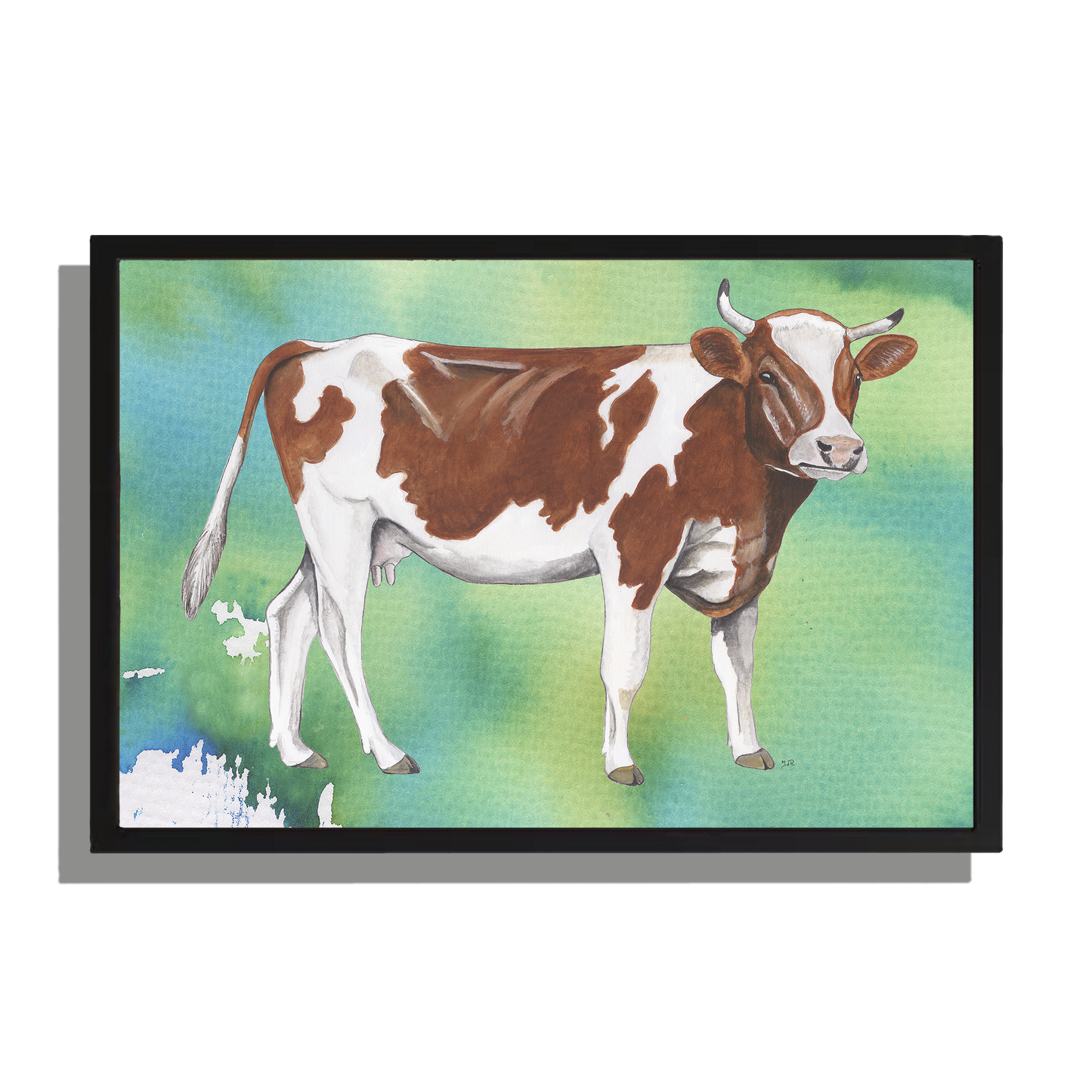 Wanddecoratie "Fries Holland koe"