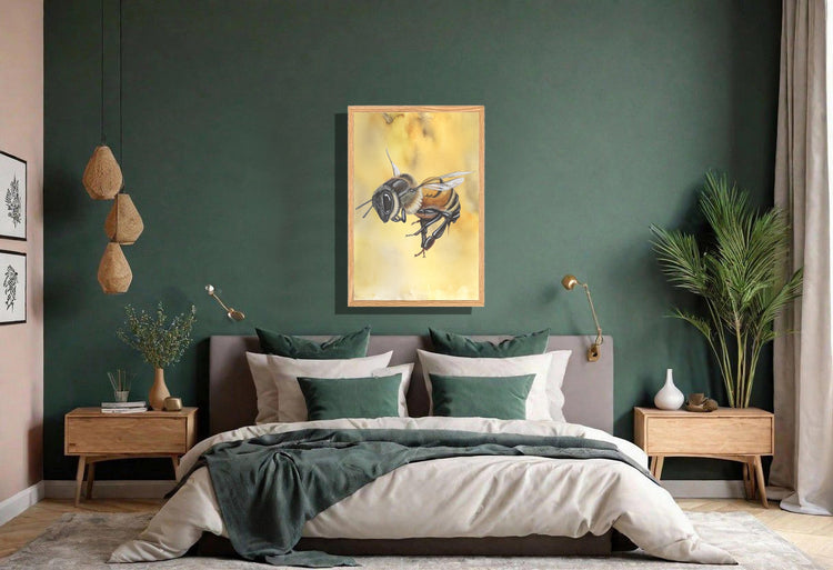 Wanddecoratie Verwondering voor bijen