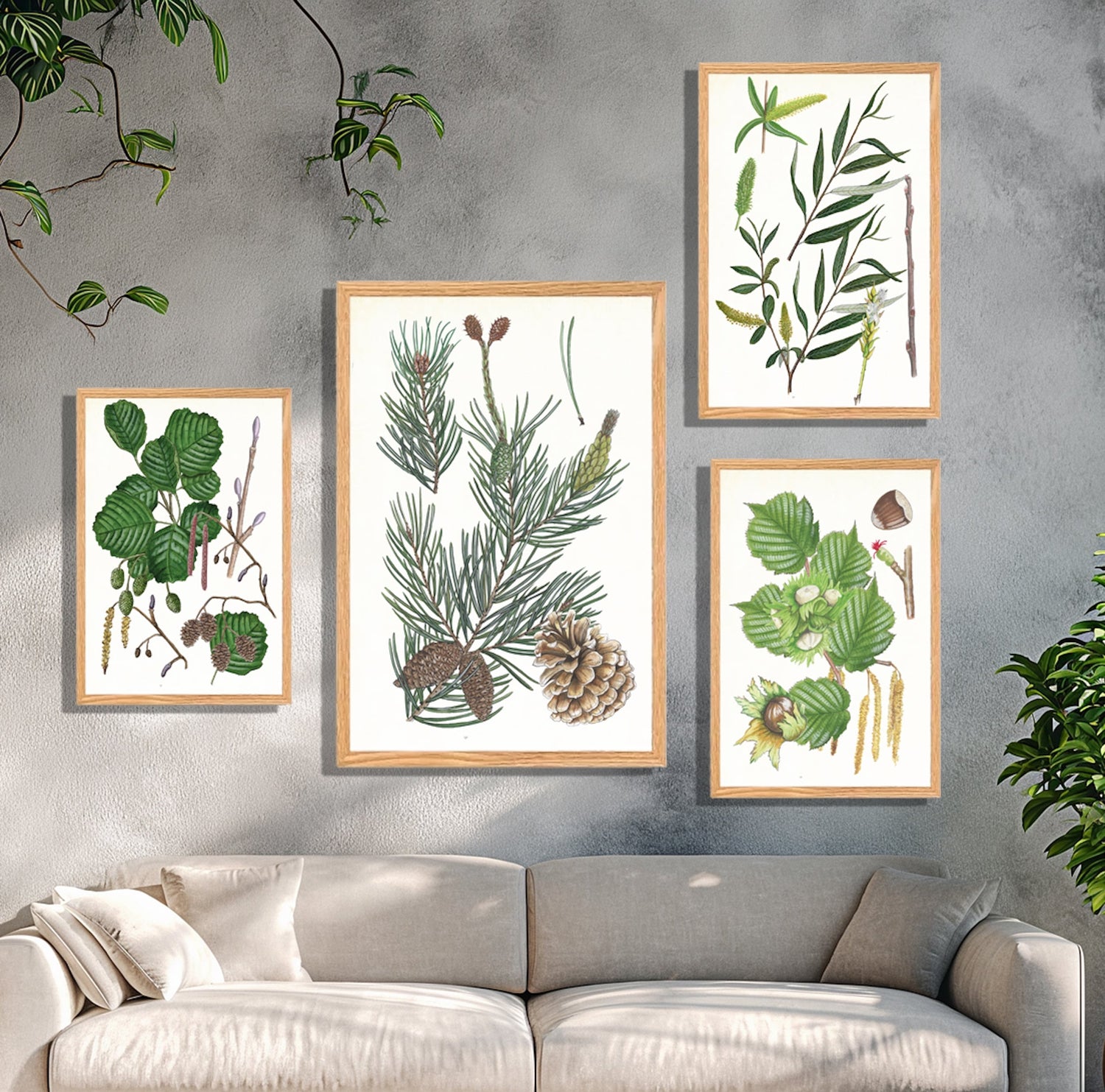 Natuurkunst in een lijst