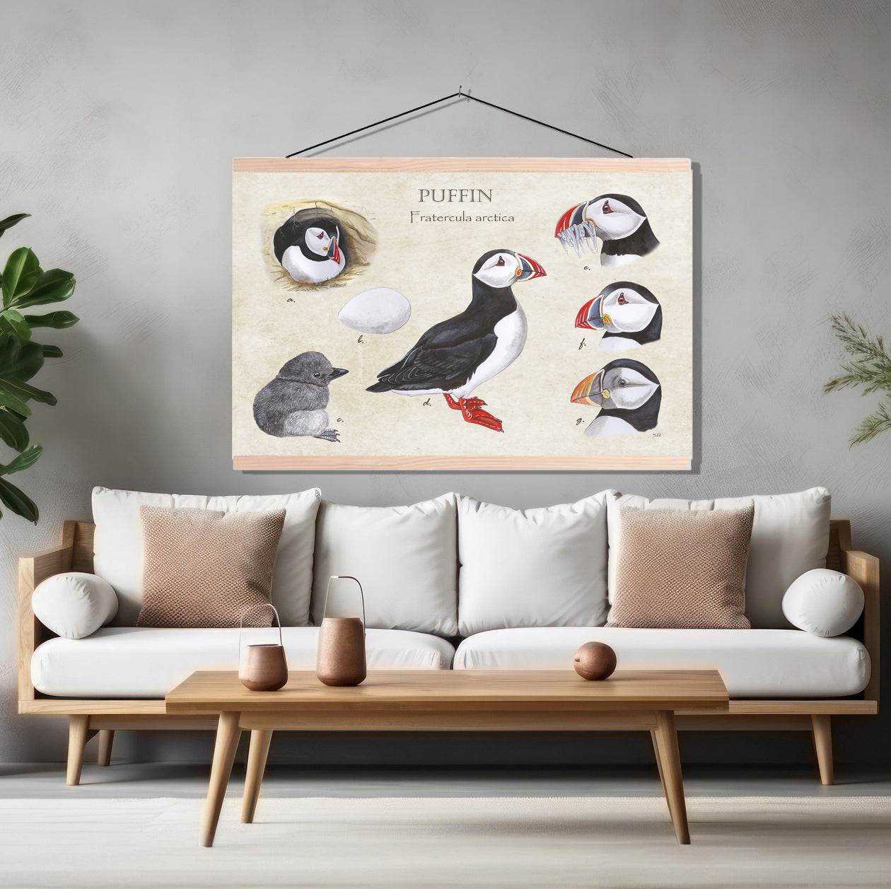 Textielposters met originele natuurkunst