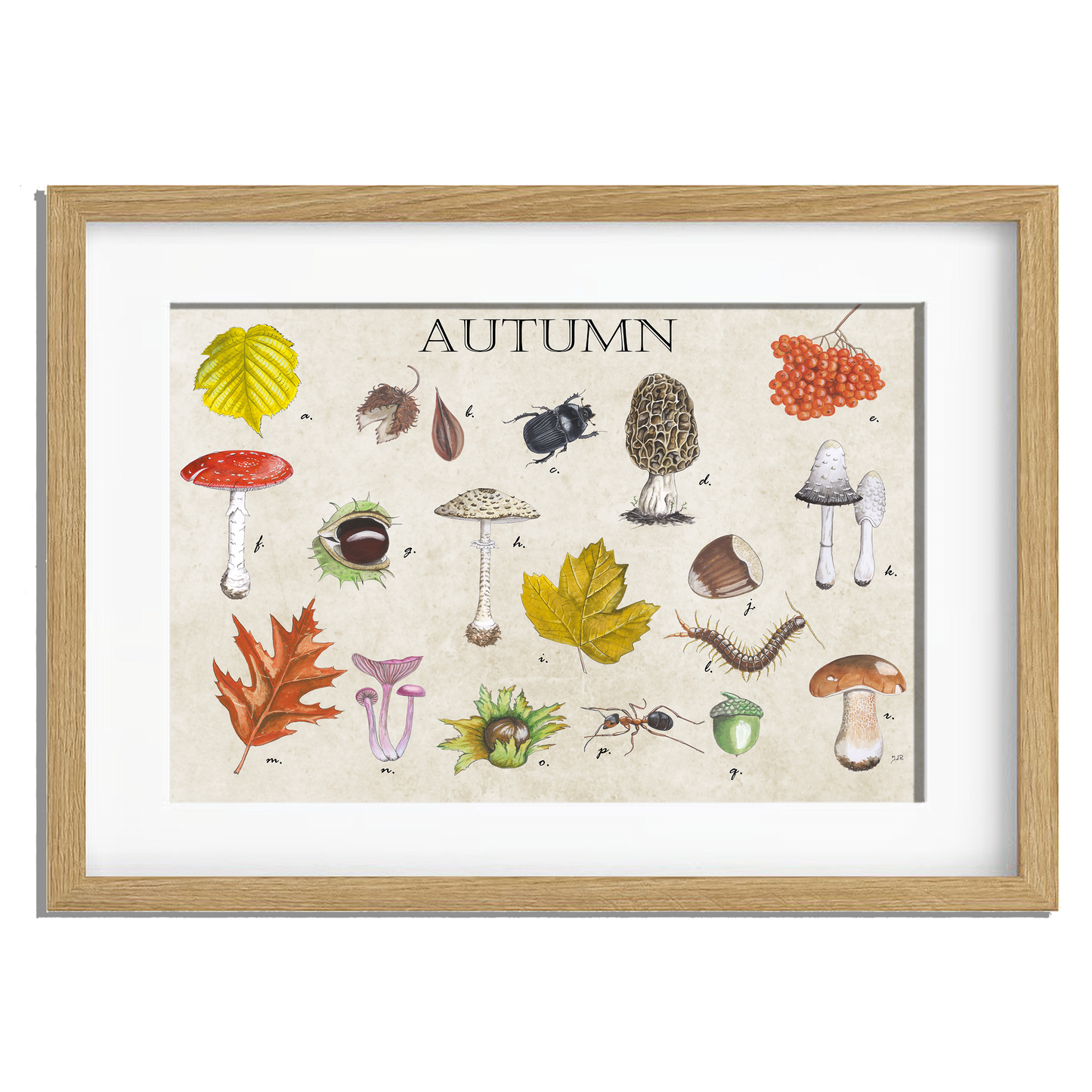 Ingelijst "Autumn"