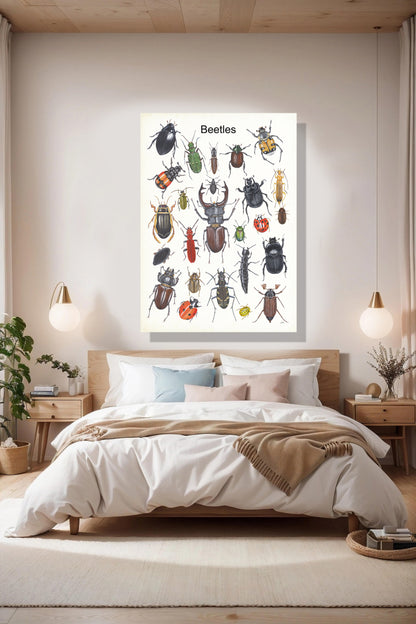 Wanddecoratie "Beetles"