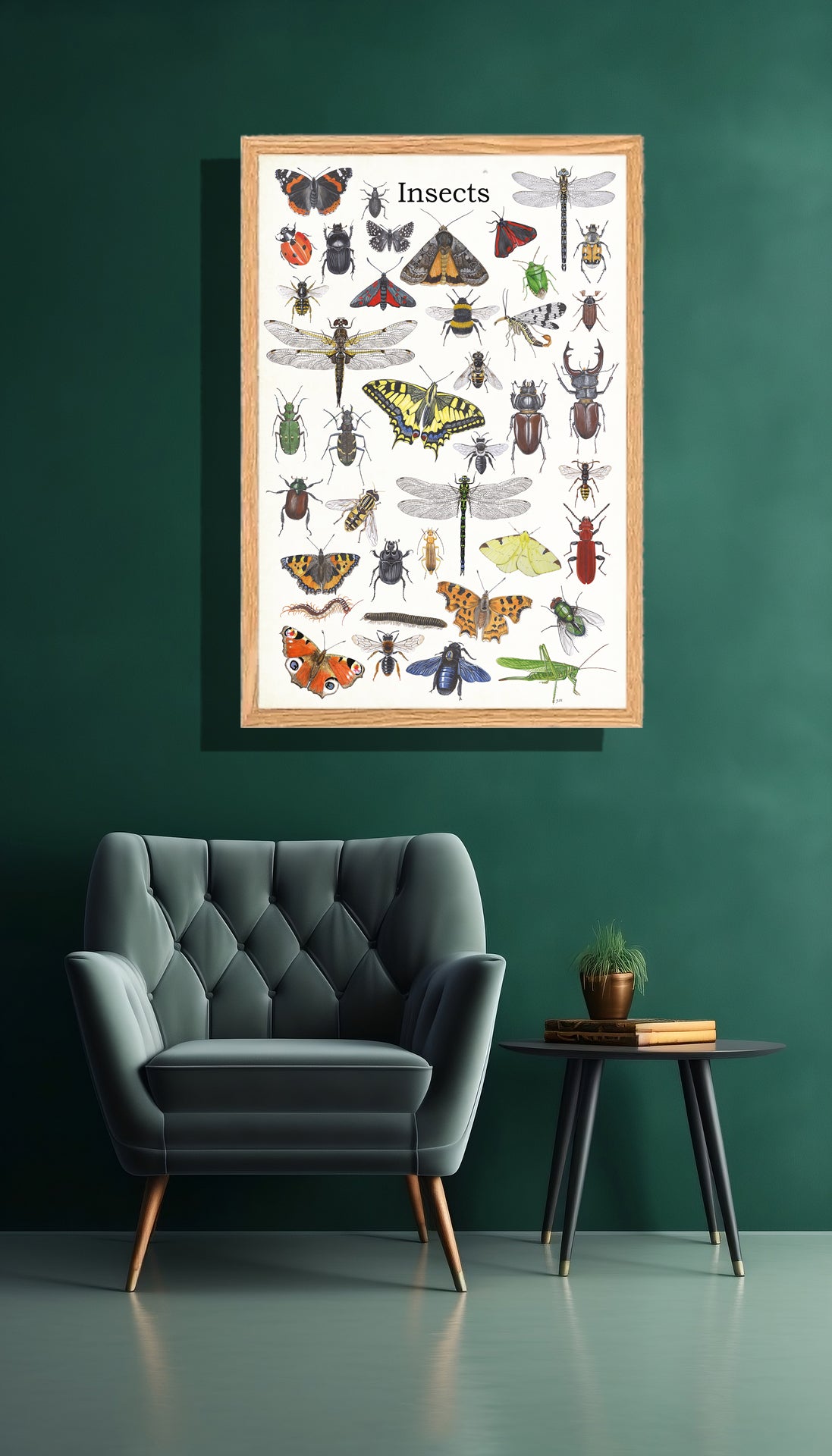 Ingelijst "Insects"