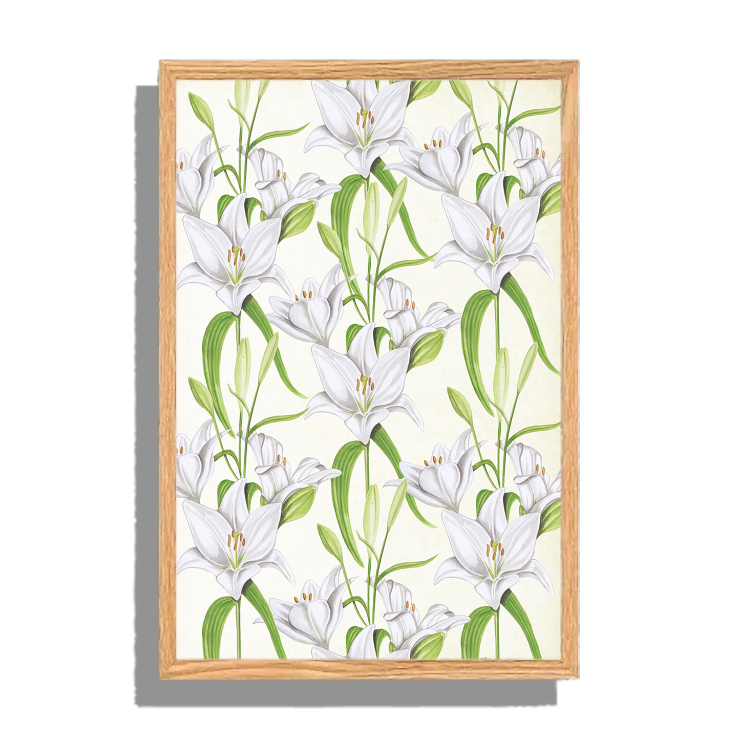 Ingelijst "Witte lelies"