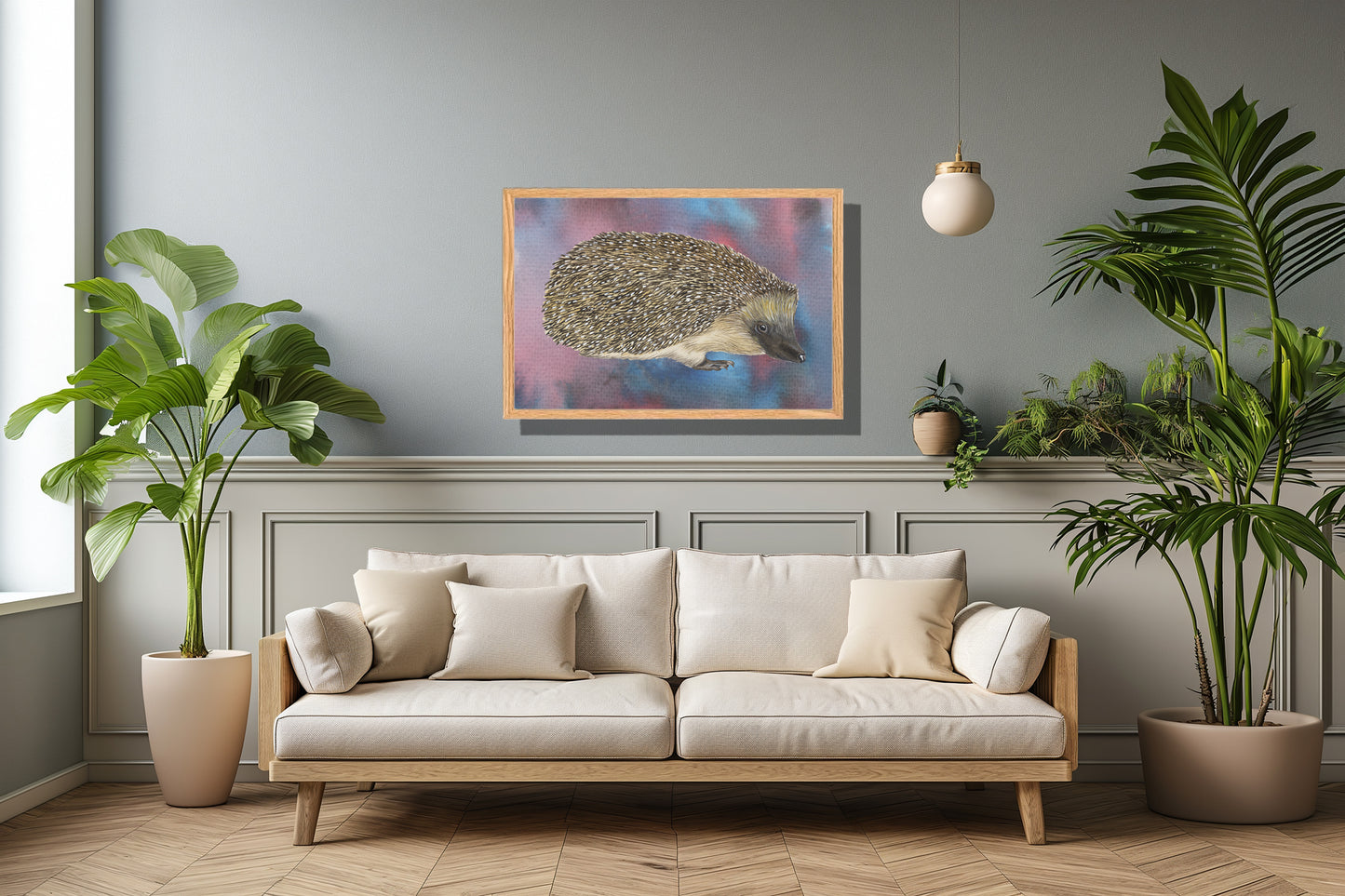 Ingelijst "Egel"
