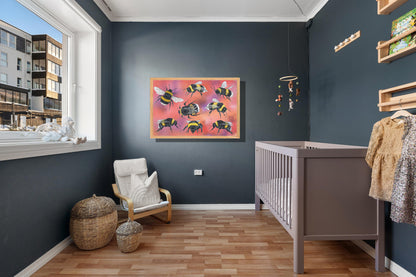 Ingelijst "Gewone aardhommels"