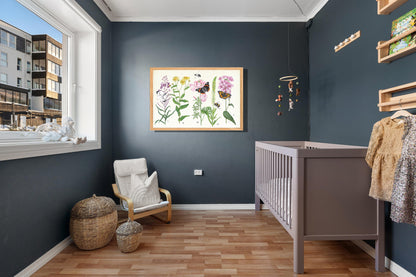 Ingelijst "Planten en haar insecten"