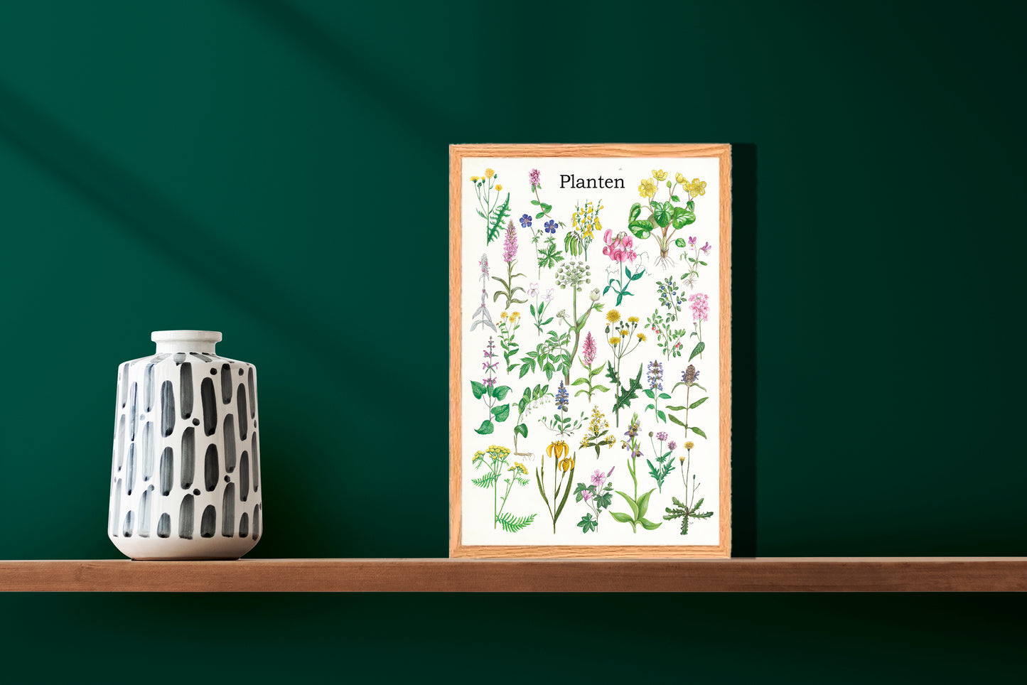 Ingelijst "Planten"