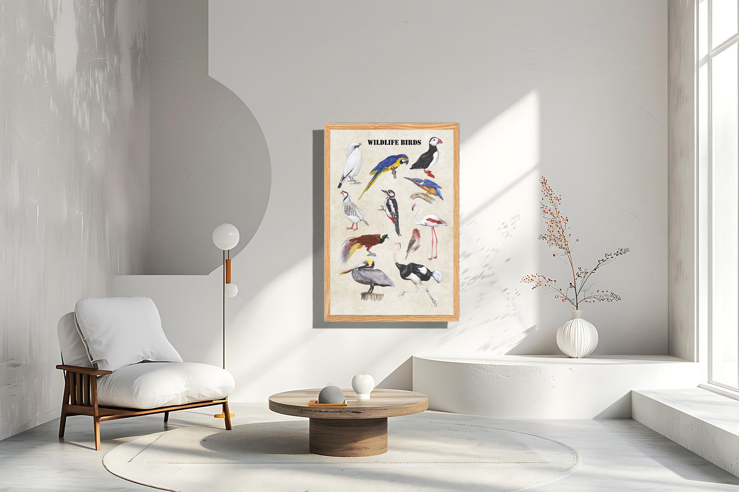 Ingelijst "Wildlife Birds"