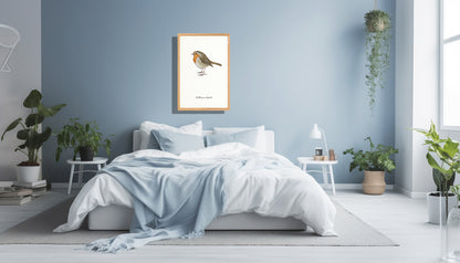 Ingelijst "Roodborst"