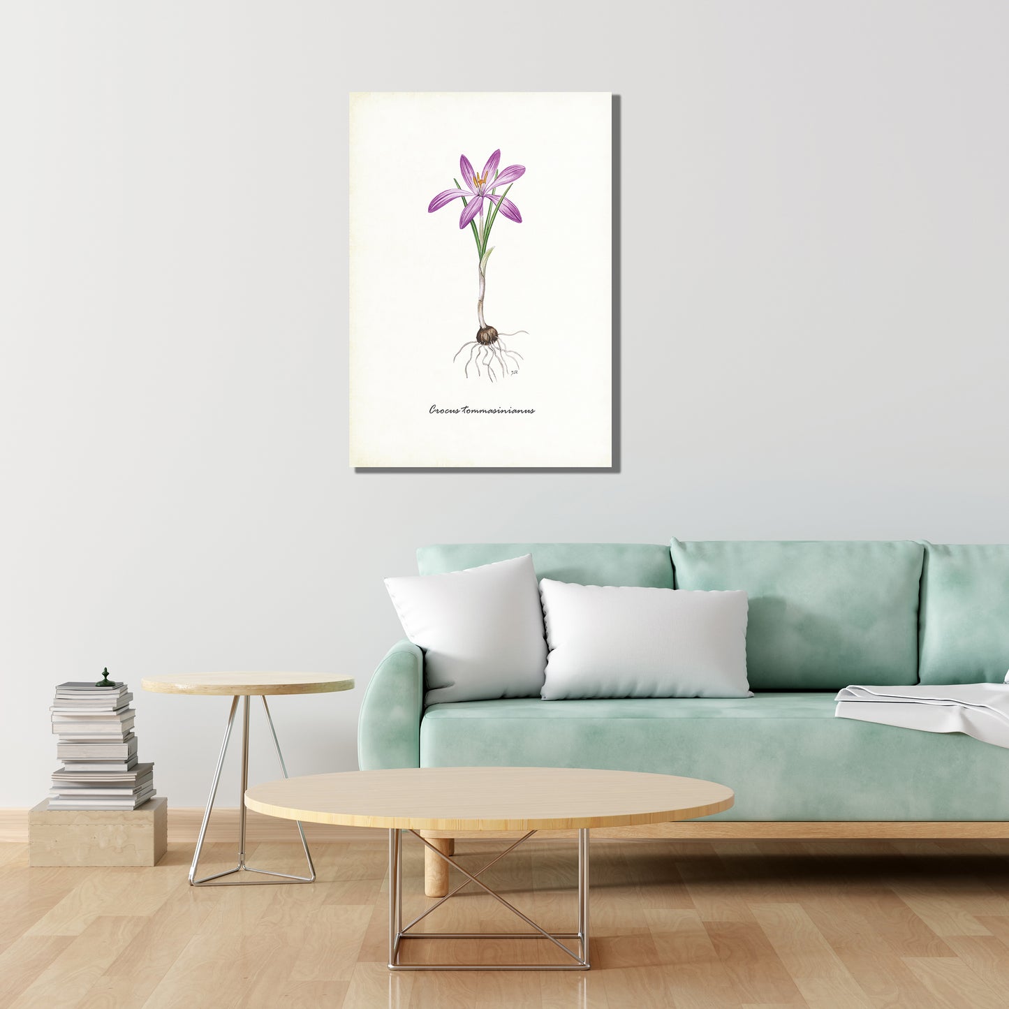 Wanddecoratie "Boerenkrokus"