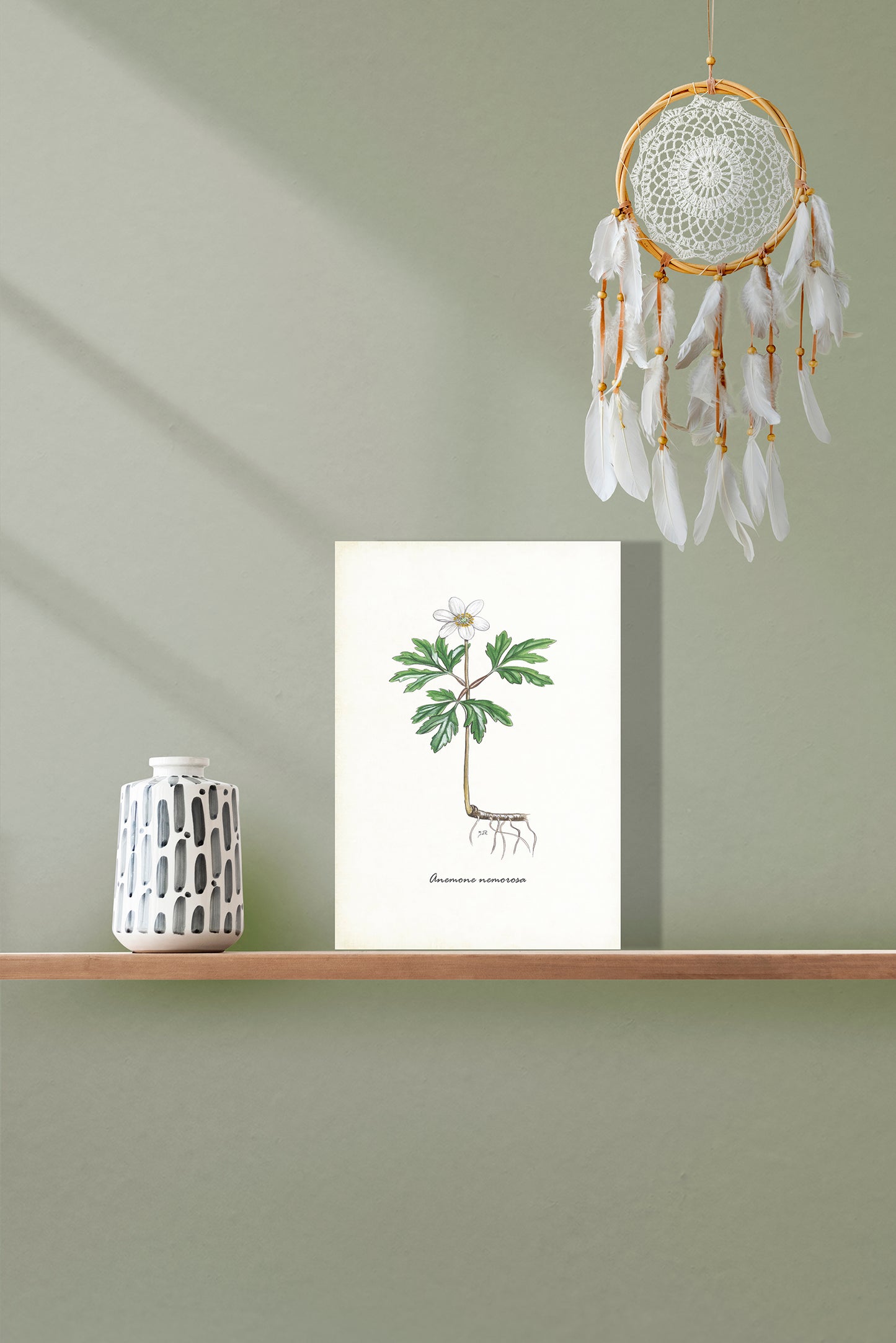 Wanddecoratie "Bosanemoon"