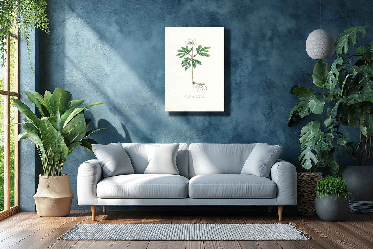 Wanddecoratie "Bosanemoon"