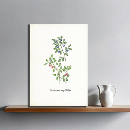 Wanddecoratie "Bosbes"