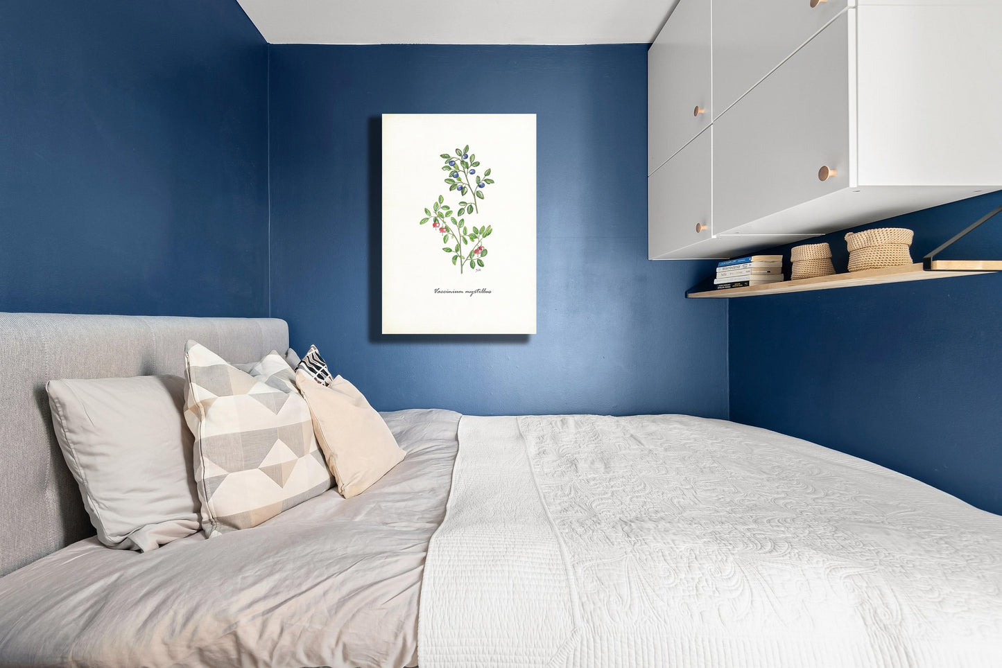 Wanddecoratie "Bosbes"