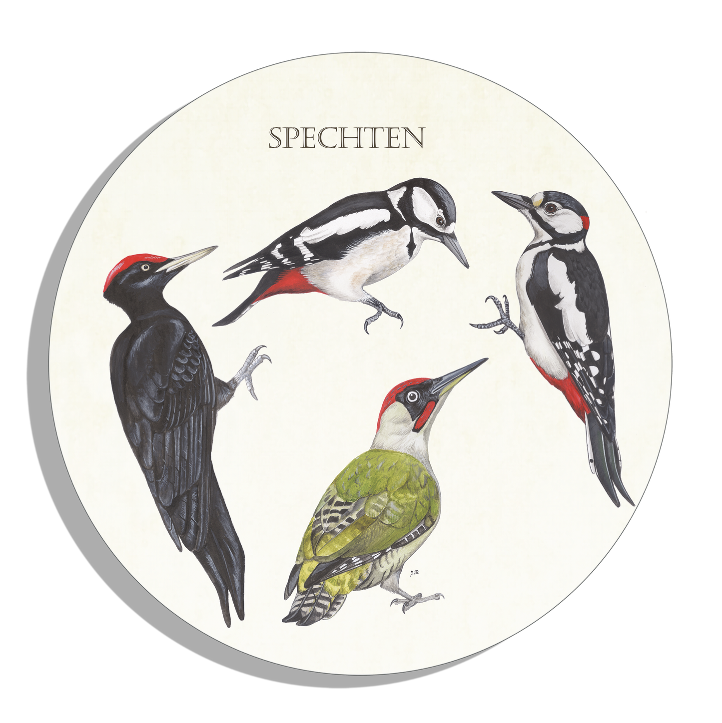 Muurcirkel "Spechten"