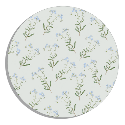 Tuinposter Cirkel "Zompvergeet-mij-nietje"