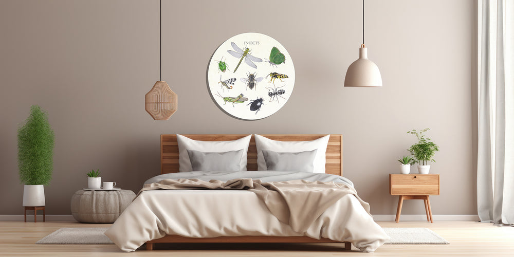Muurcirkel "Insects"