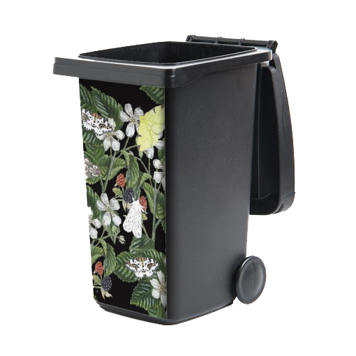 Containersticker "Dauwbraam en haar vlinders"
