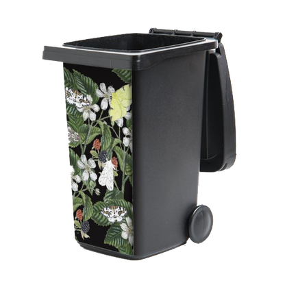 Containersticker "Dauwbraam en haar vlinders"