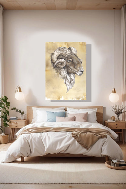 Wanddecoratie "Drents heideschaap"