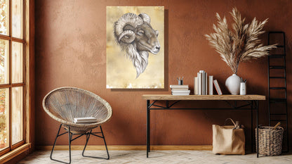 Wanddecoratie "Drents heideschaap"