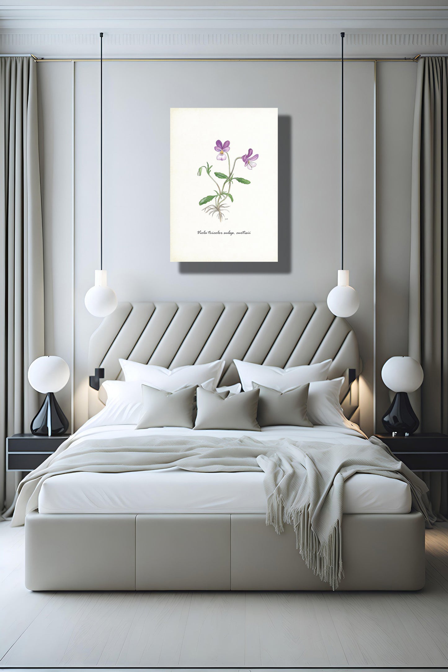 Wanddecoratie "Duinviool"