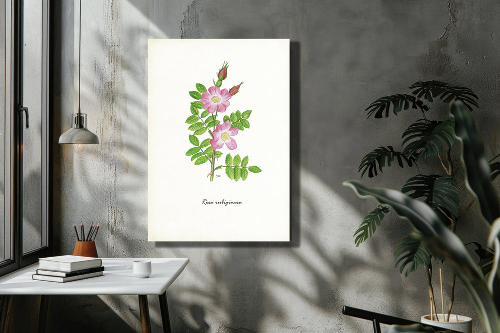 Wanddecoratie "Egelantier"