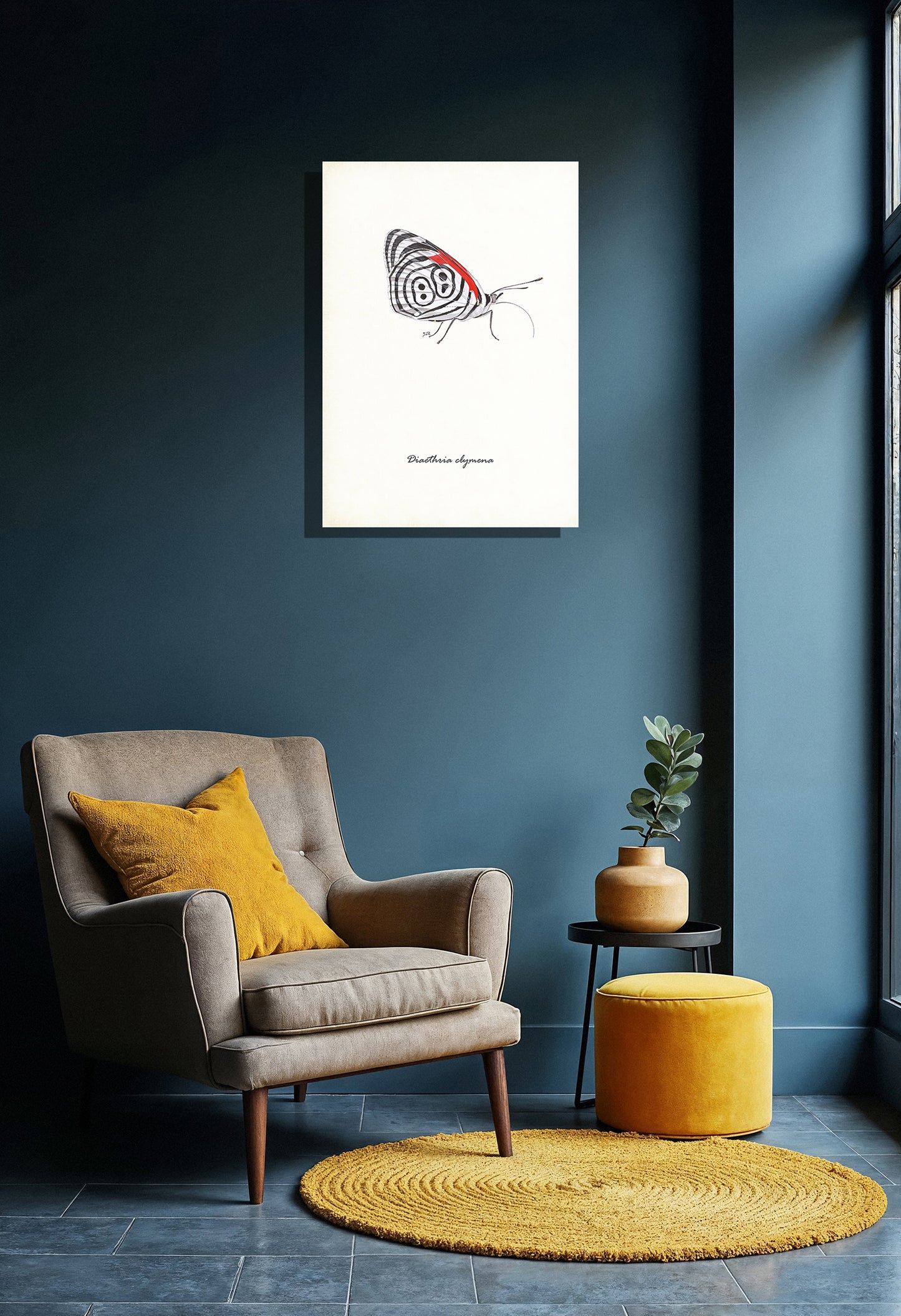 Wanddecoratie "Eighty-eigth butterfly"