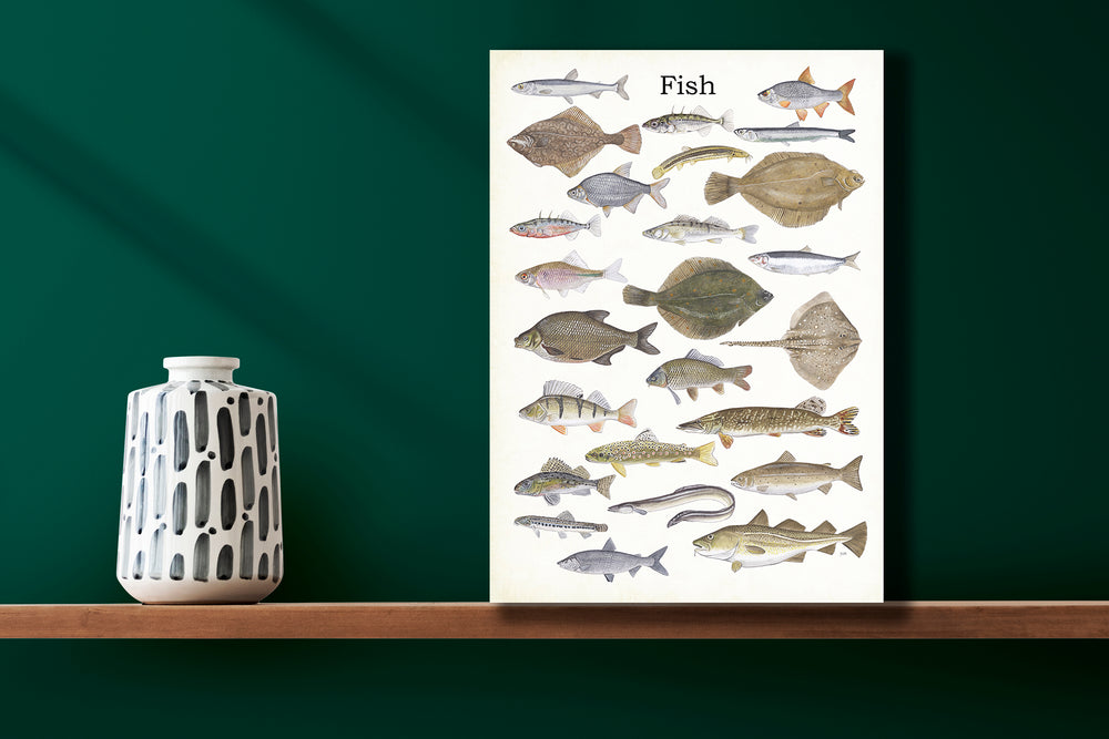 Wanddecoratie "Fish"