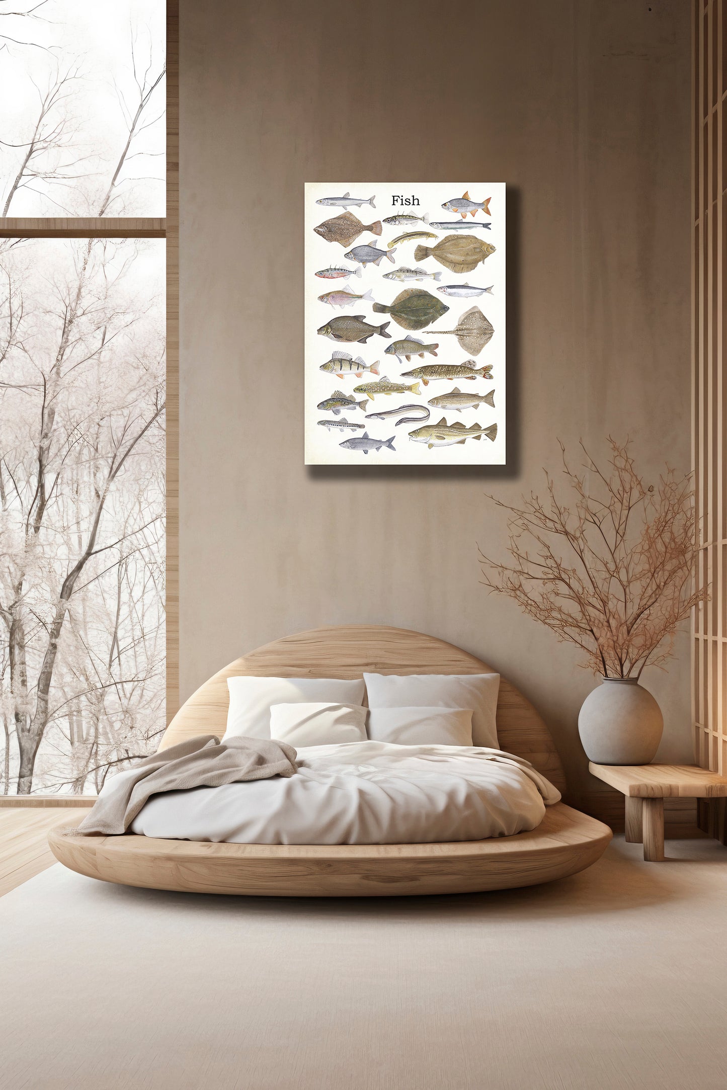 Wanddecoratie "Fish"