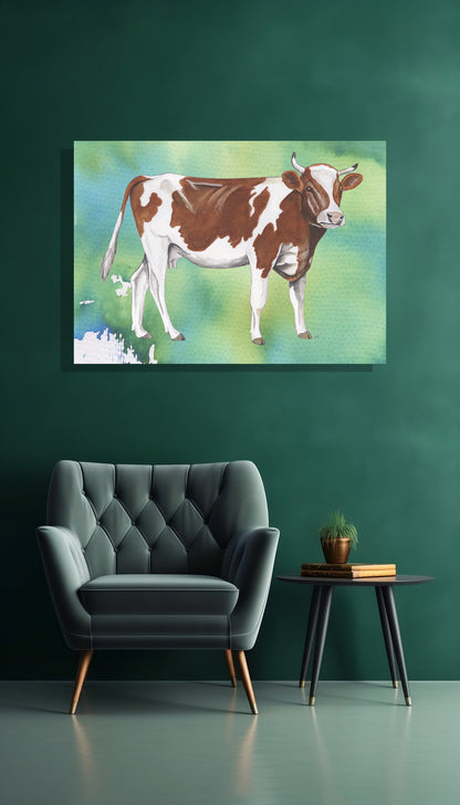 Wanddecoratie "Fries Holland koe"