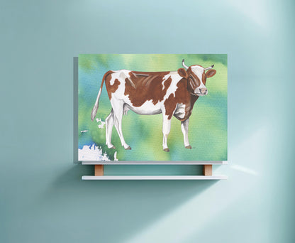 Wanddecoratie "Fries Holland koe"