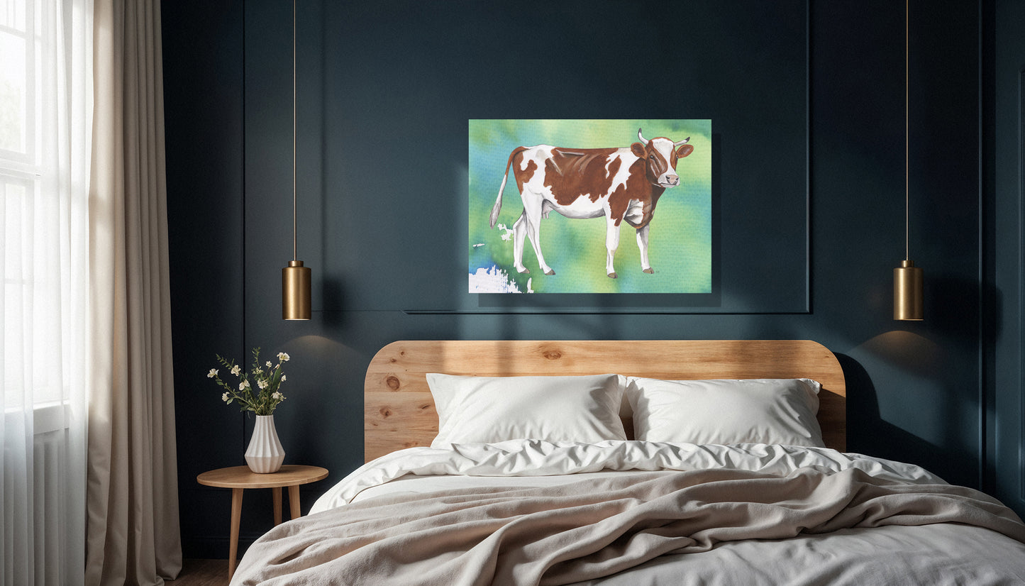 Wanddecoratie "Fries Holland koe"