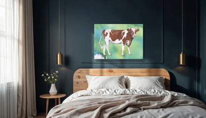 Wanddecoratie "Fries Holland koe"