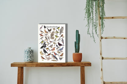 Wanddecoratie "Gardenbirds"