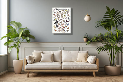 Wanddecoratie "Gardenbirds"