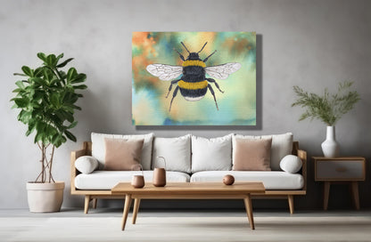 Wanddecoratie "Gewone aardhommel"