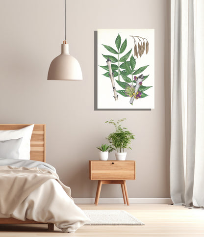 Wanddecoratie "Gewone es, het leven van"