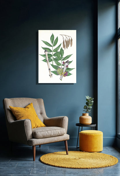 Wanddecoratie "Gewone es, het leven van"
